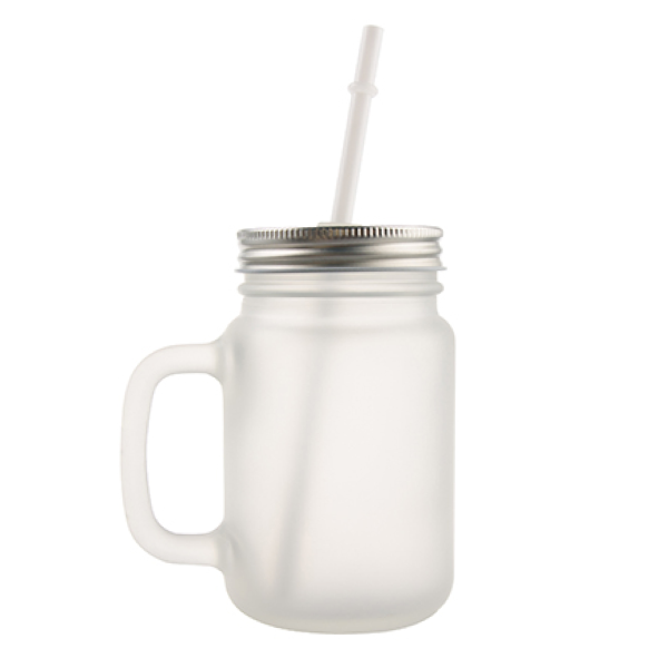 12oz Frosted Mason Jars / Glass