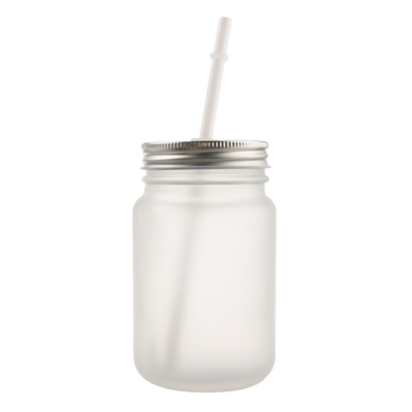 12oz Frosted Mason Jars / Glass