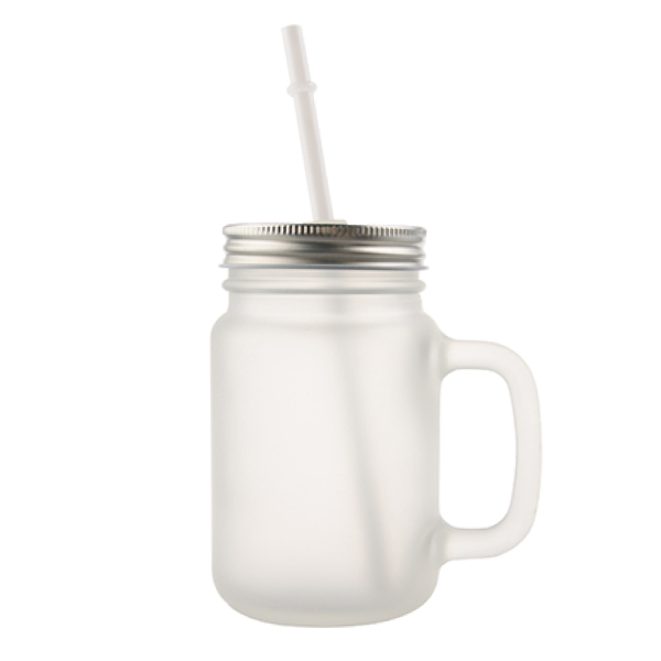 12oz Frosted Mason Jars / Glass
