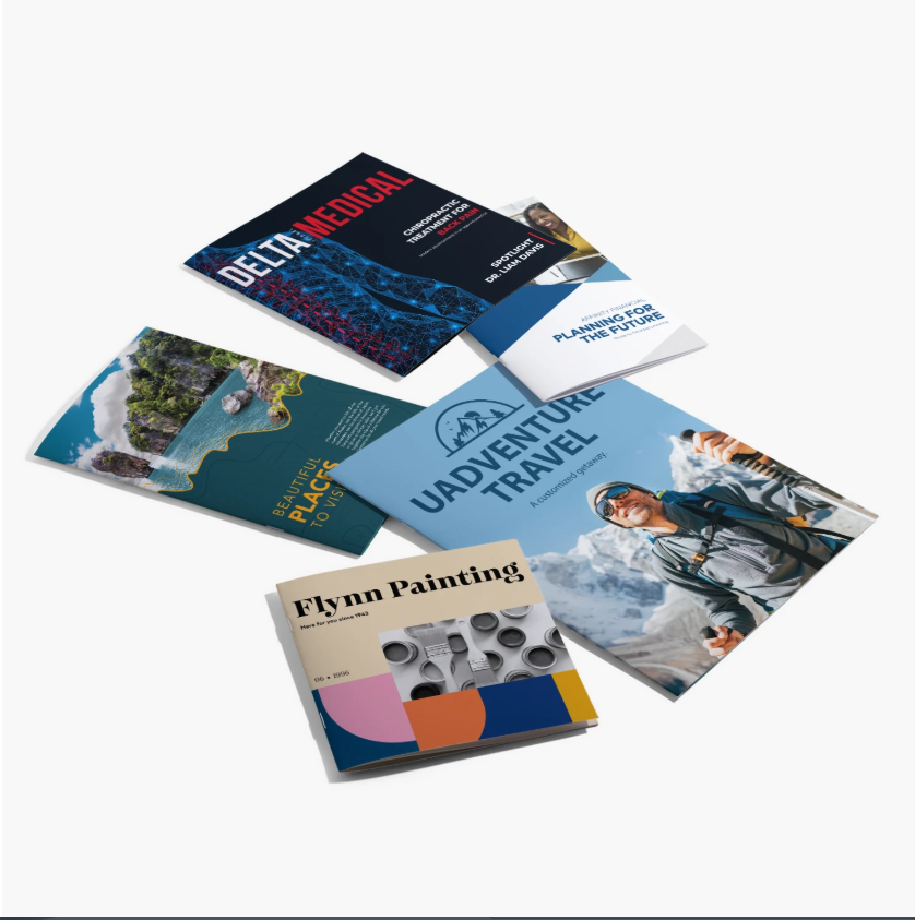 Booklets (8.5" x 11") 100lb Gloss Text [ 100 Qty.]
