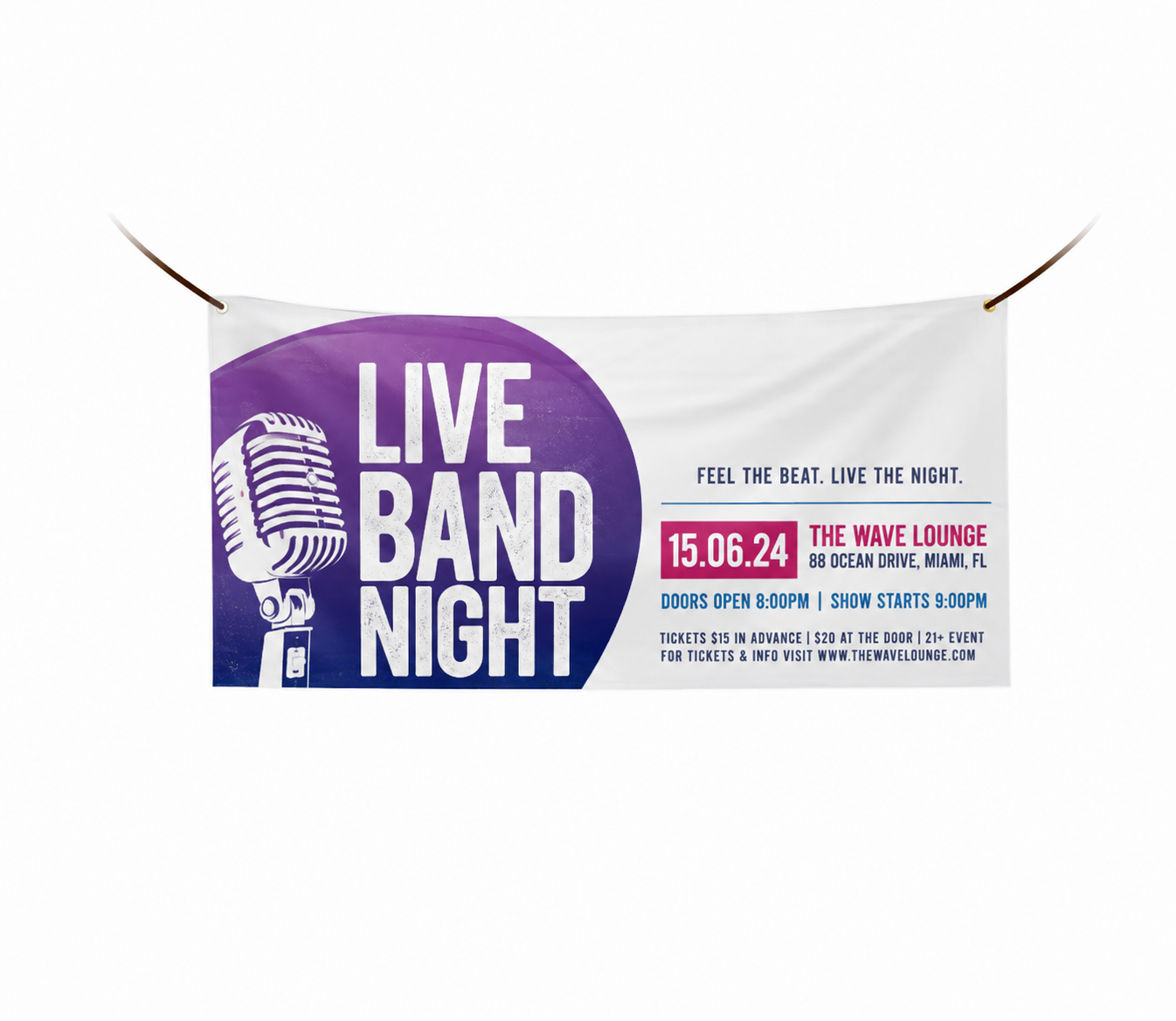 Matte Vinyl Banners 13oz