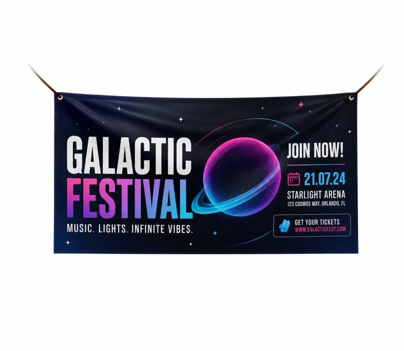 Glossy Vinyl Banners 13oz