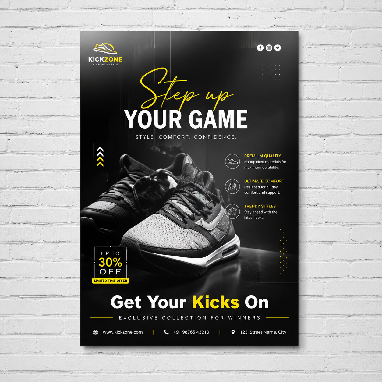 Posters 100lb + UV (High Gloss)