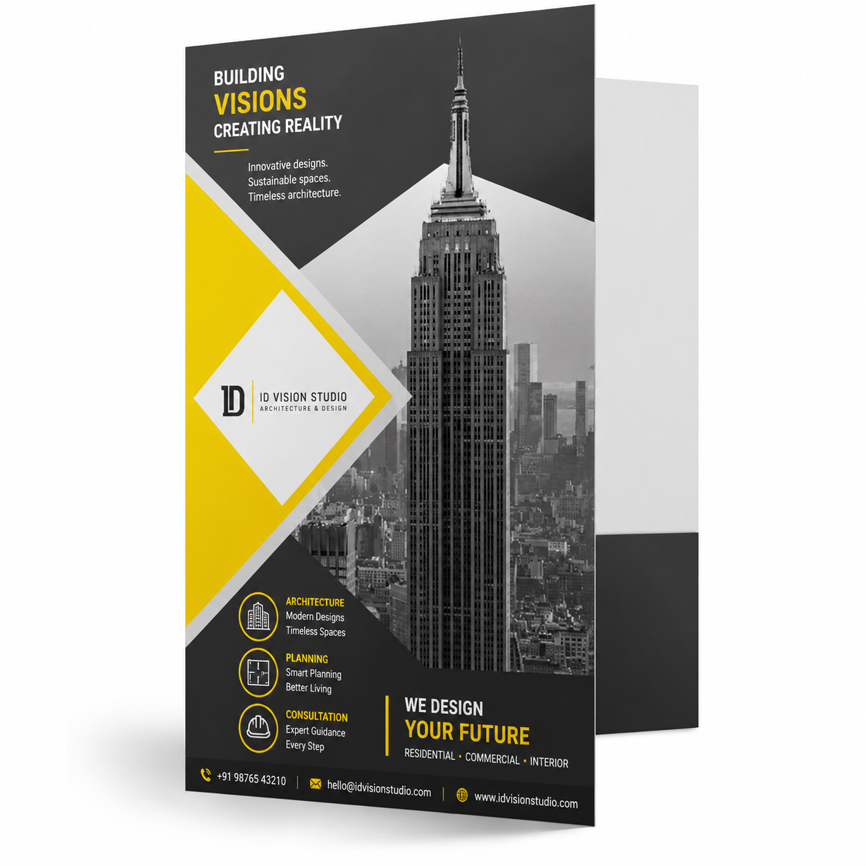 Presentation Folders Standard Matte Finish