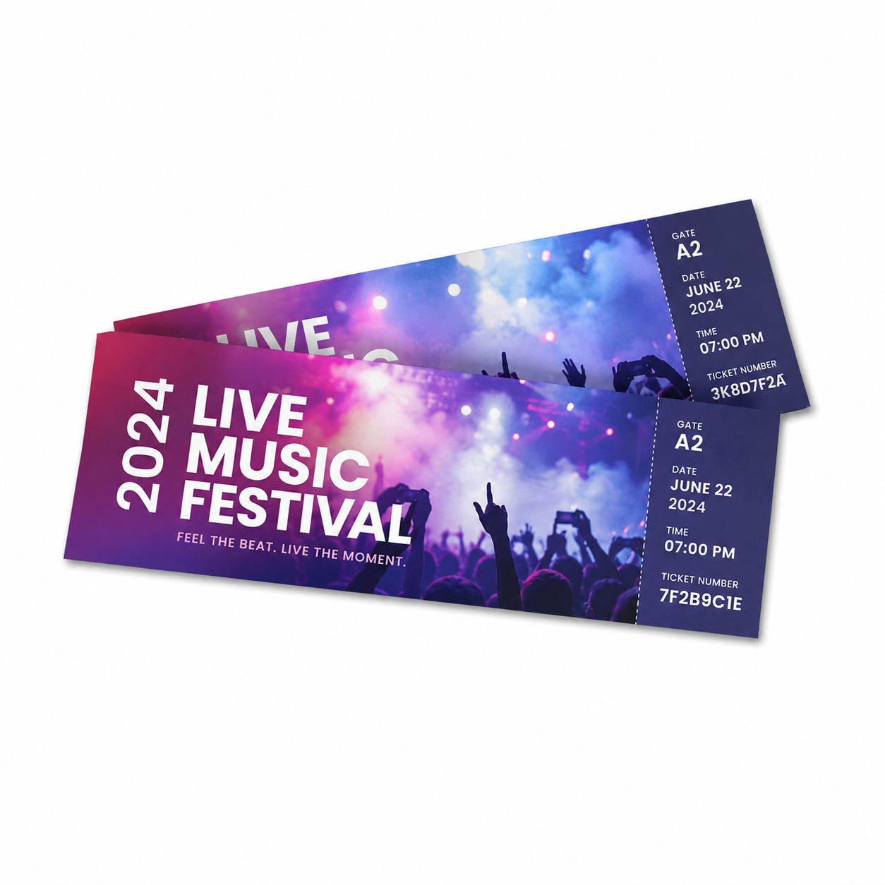 Numbered Tickets Tickets (14pt)