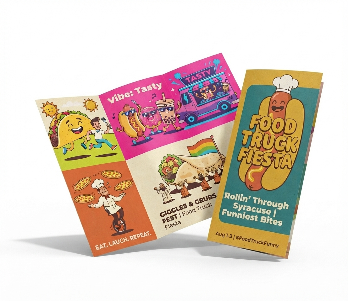 Brochures UV (High Gloss) Brochures 100lb