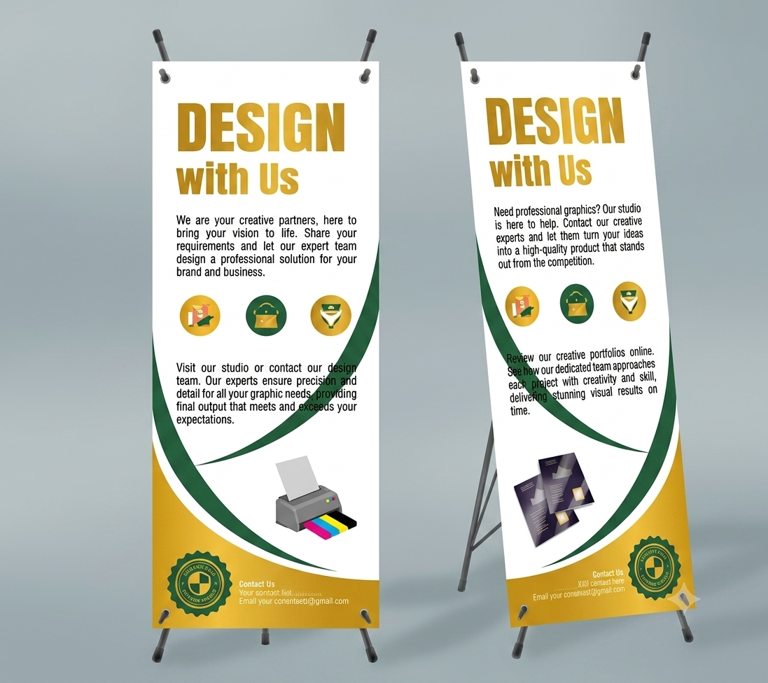 X Frame Banners 13oz Matte Vinyl